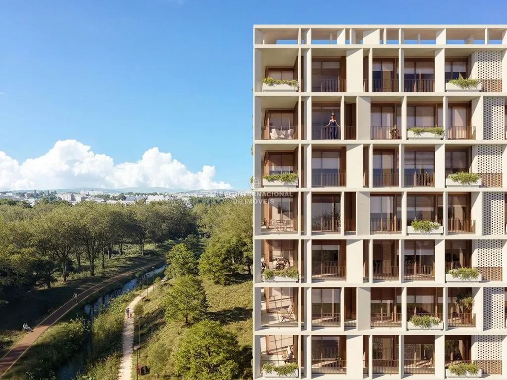 Õhuvaade - Luxury Flat with Green Spaces in Requesende, Porto