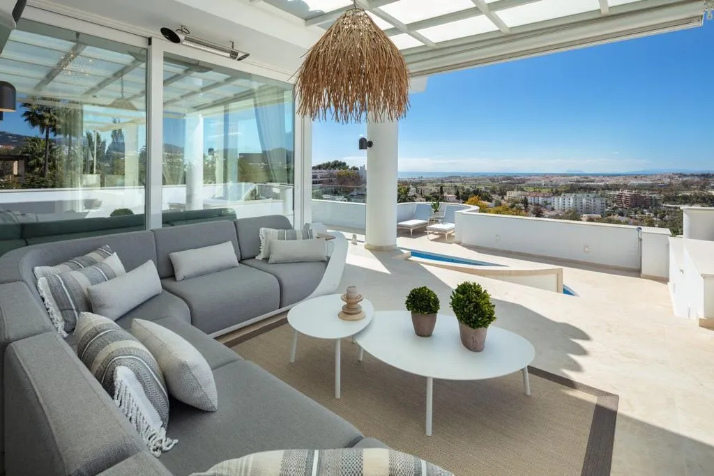 Terrasse - Luxury Villa with Sea Views in Marbella