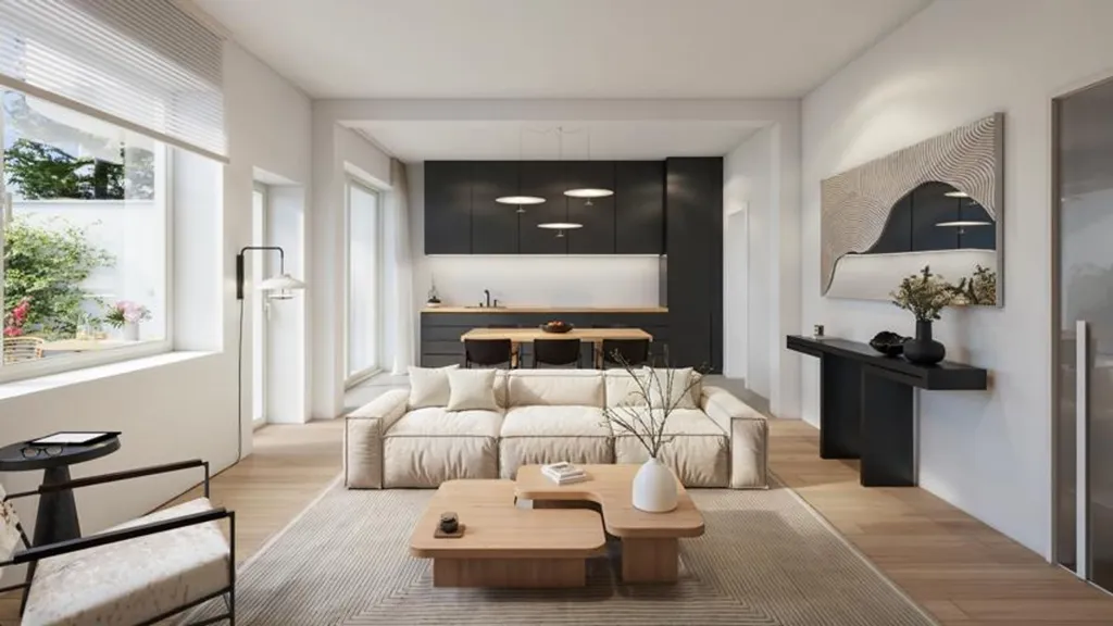 Séjour - Appartements Neufs avec Prestations de Qualité à Bruxelles