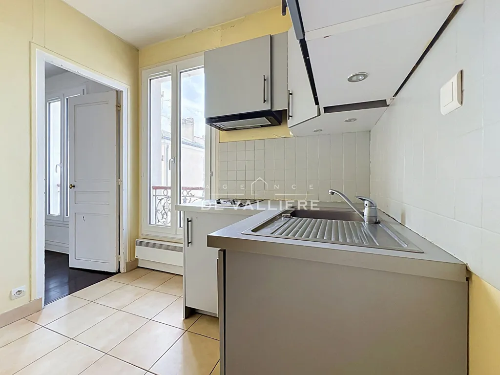 Köök - Flat with Balcony in Nanterre Centre