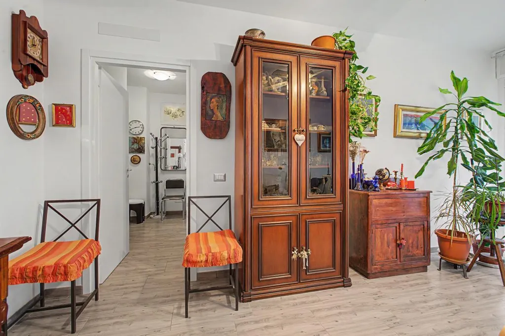 Living Room - Rear-Accessed Apartment with Parking in Milan