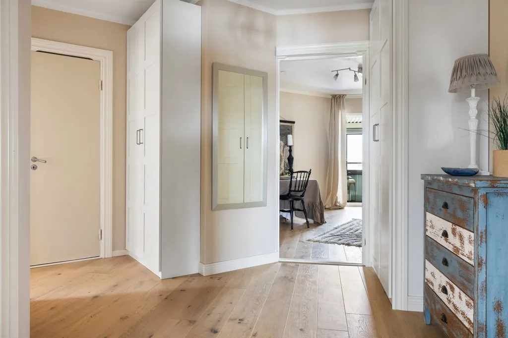 Entrée - Renovated Apartment with Balcony in Ystad