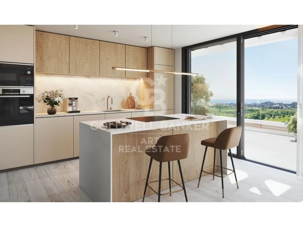 Kitchen - Luxury Apartment with Panoramic Views in Mijas