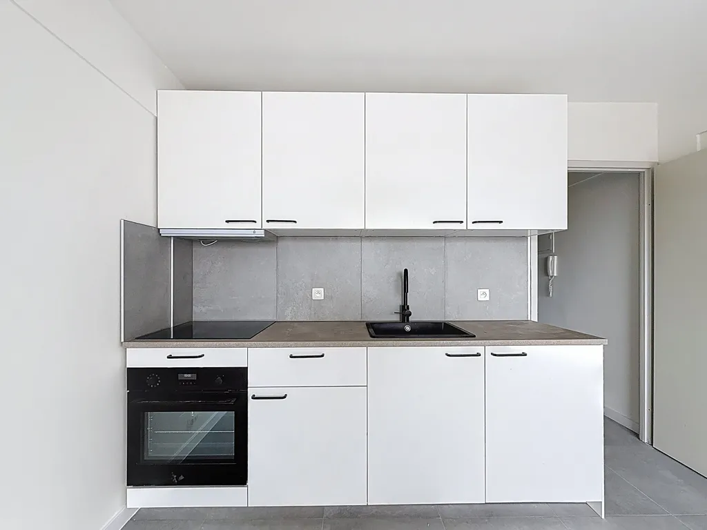 Cuisine - Studio Rénové au Centre de Koksijde