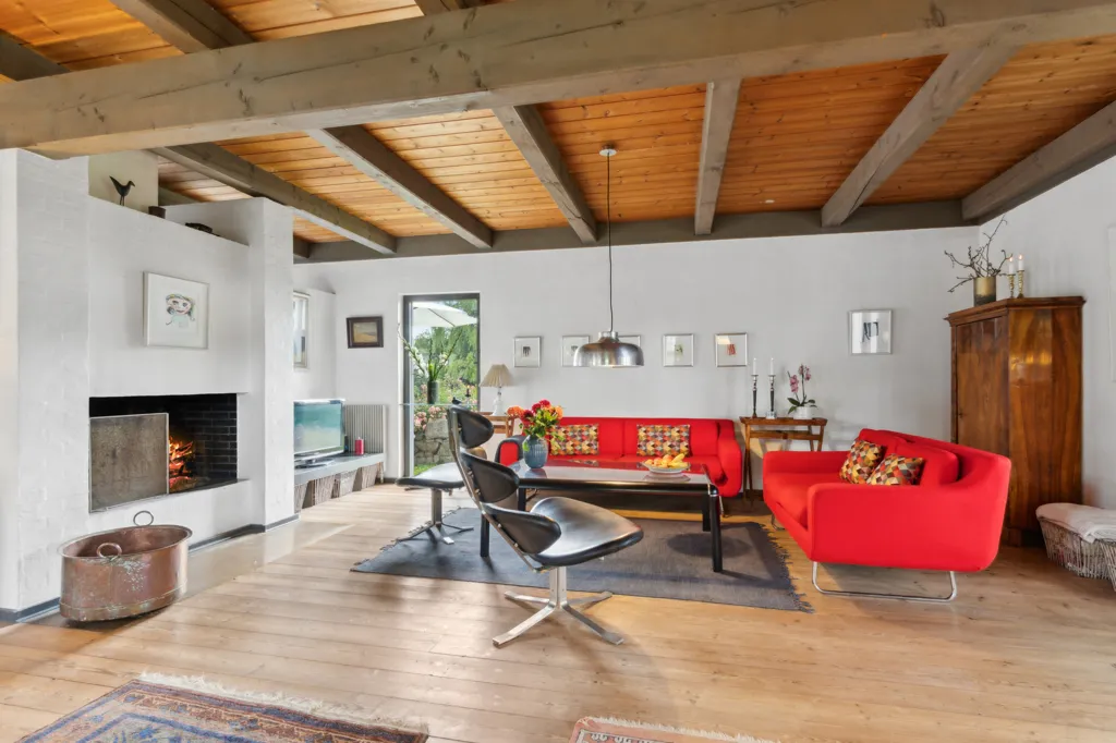 Séjour - Villa with Nature View on Falster