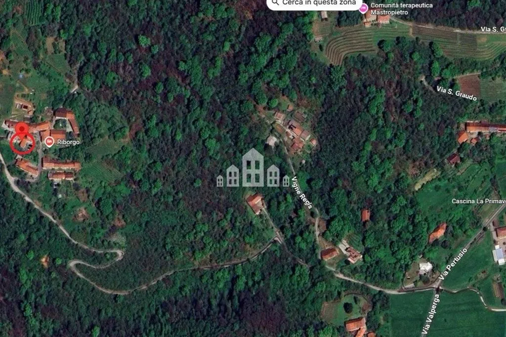 Vista aérea - Independent House with Garden in Valperga