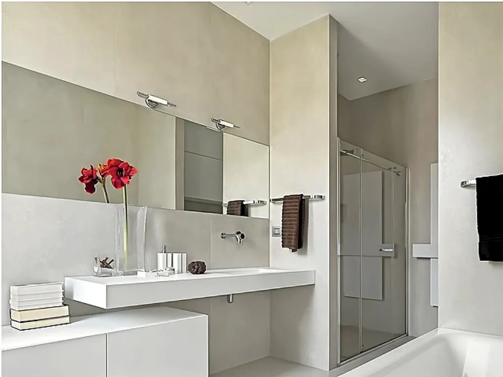 Salles de bain - Maison contemporaine avec terrasse à Périgny