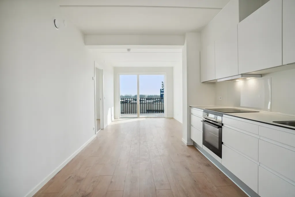 Kitchen - Modern Flat with Elevator in Dronninglund
