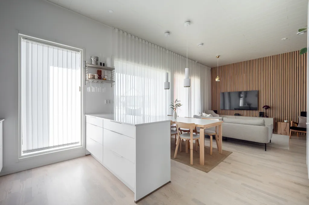 Söögituba - Modern Flat with Terrace in Hiukkavaara, Oulu