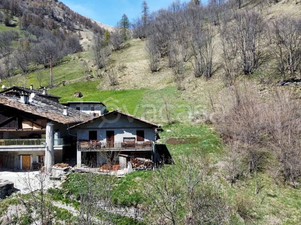 Aerial - Rustic House with Garden in Bellino