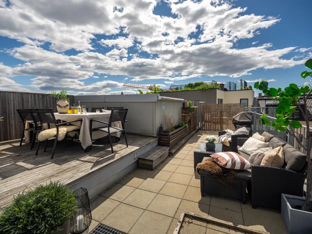 Terrasse - Classical 3-Bed Flat with Balcony in St. Hanshaugen