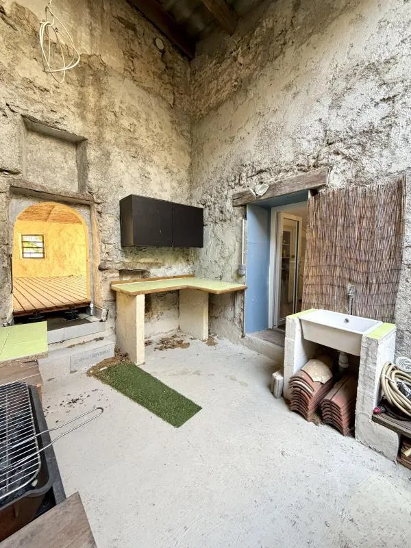 Cuisine - Maison de Village avec Rooftop à Saint-André-de-Sangonis
