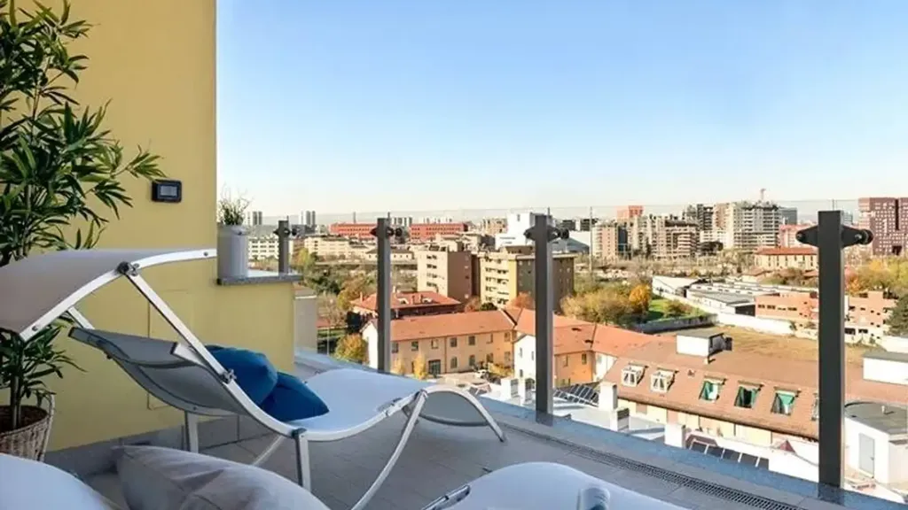 Balcon - Bilocale with Terrace in Bergamo Centre