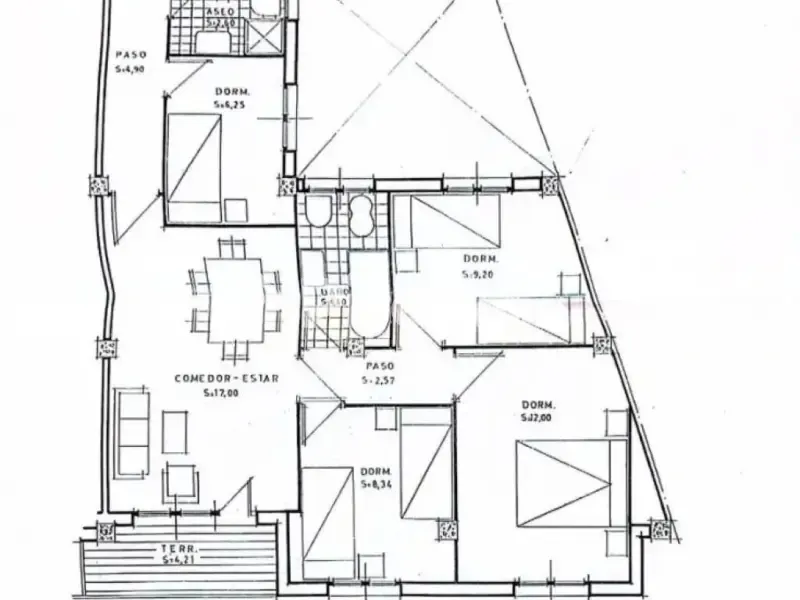 Plan - Spacious Apartment with Balcony in Murcia