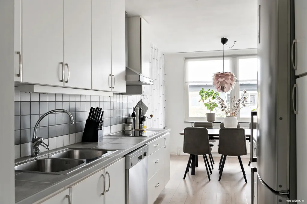 Cuisine - Bright Apartment with Balcony in Skåne