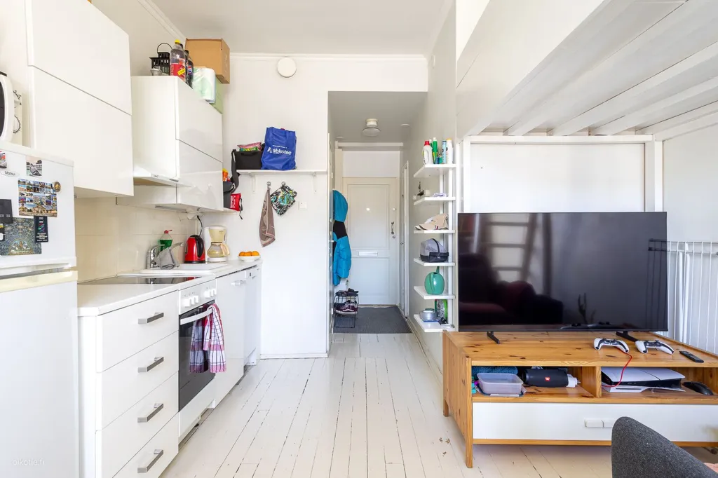 Séjour - Studio Apartment with Loft in Alppila