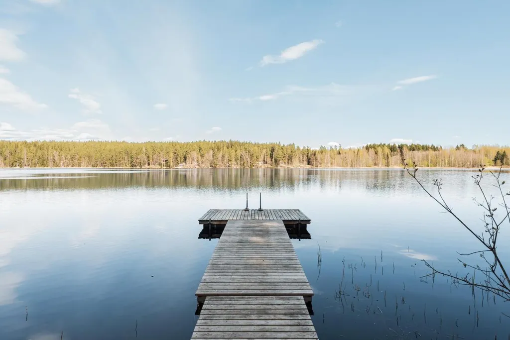 Extérieur - Cottage with Sauna and Lake View in Teisko