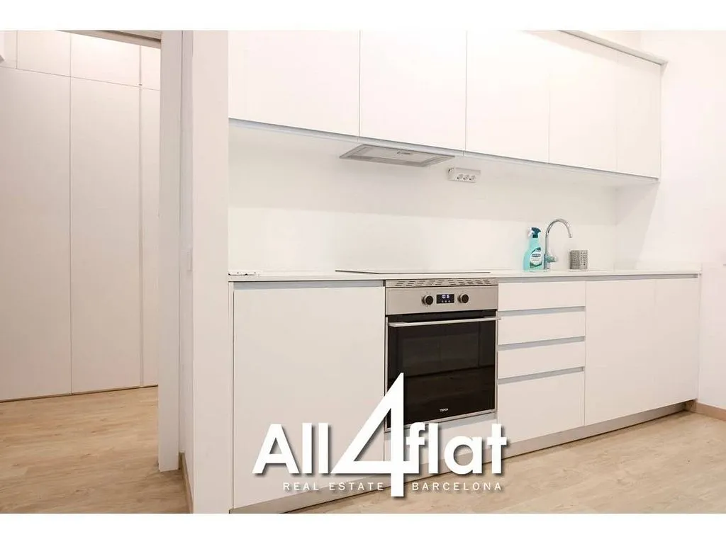 Cuisine - Furnished Flat with Patio in La Dreta de l'Eixample