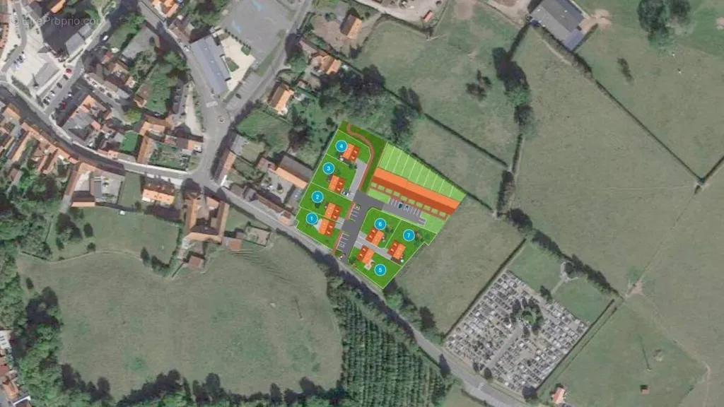 Planimetria - Building Plot with Garden in Fauquembergues
