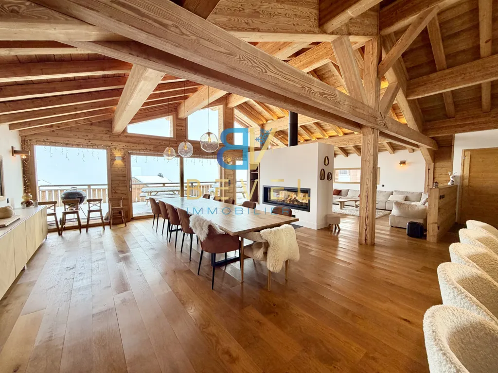 Sala da pranzo - Contemporary Chalet with Panoramic View in La Toussuire