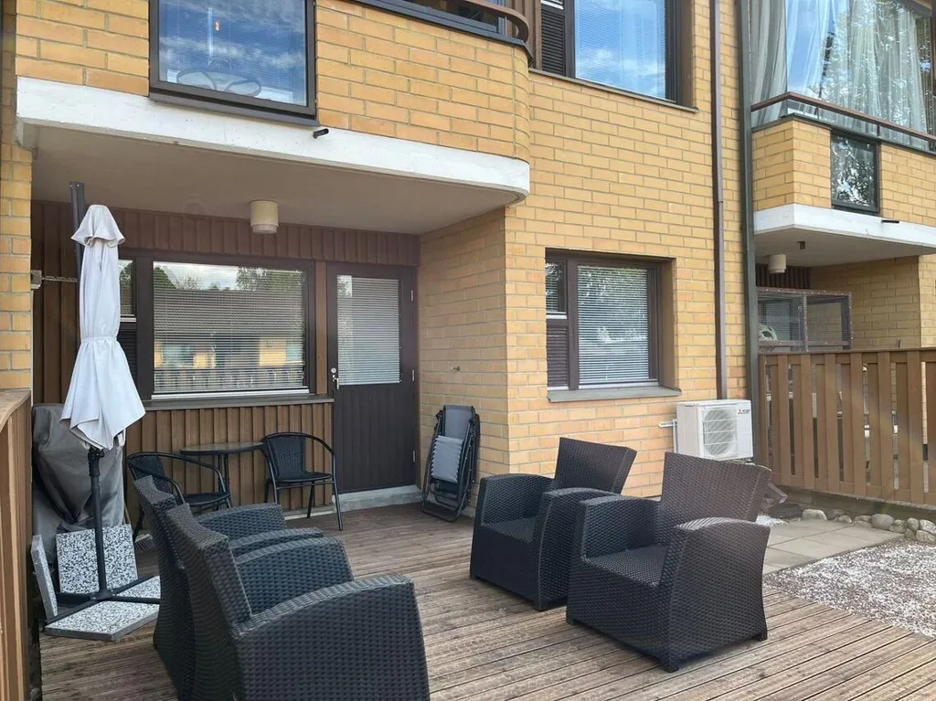 Terrasse - Modernised Apartment with Sauna in Iisalmi
