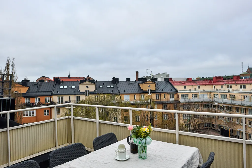 Balcon - Apartment with Sea View in Hornstull