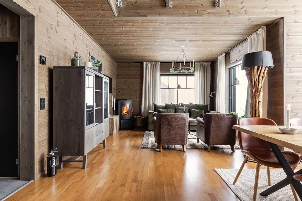 Elutuba - Duplex Apartment with Mountain View in Storhogna