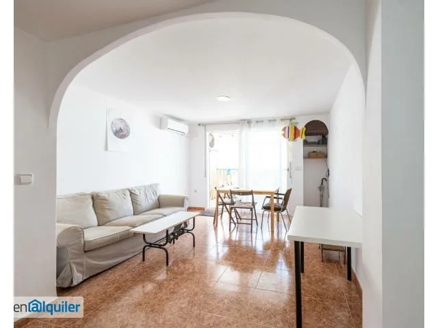 Séjour - Twin-Balcony Apartment in L'Eixample