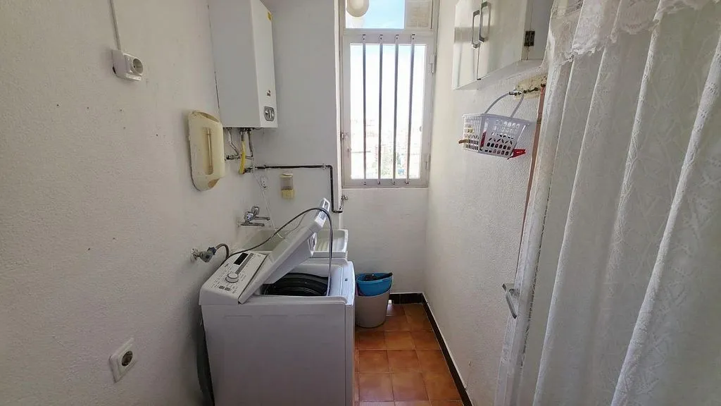 Pesuköök - Apartment with Pool and Terrace in Cabo de las Huertas