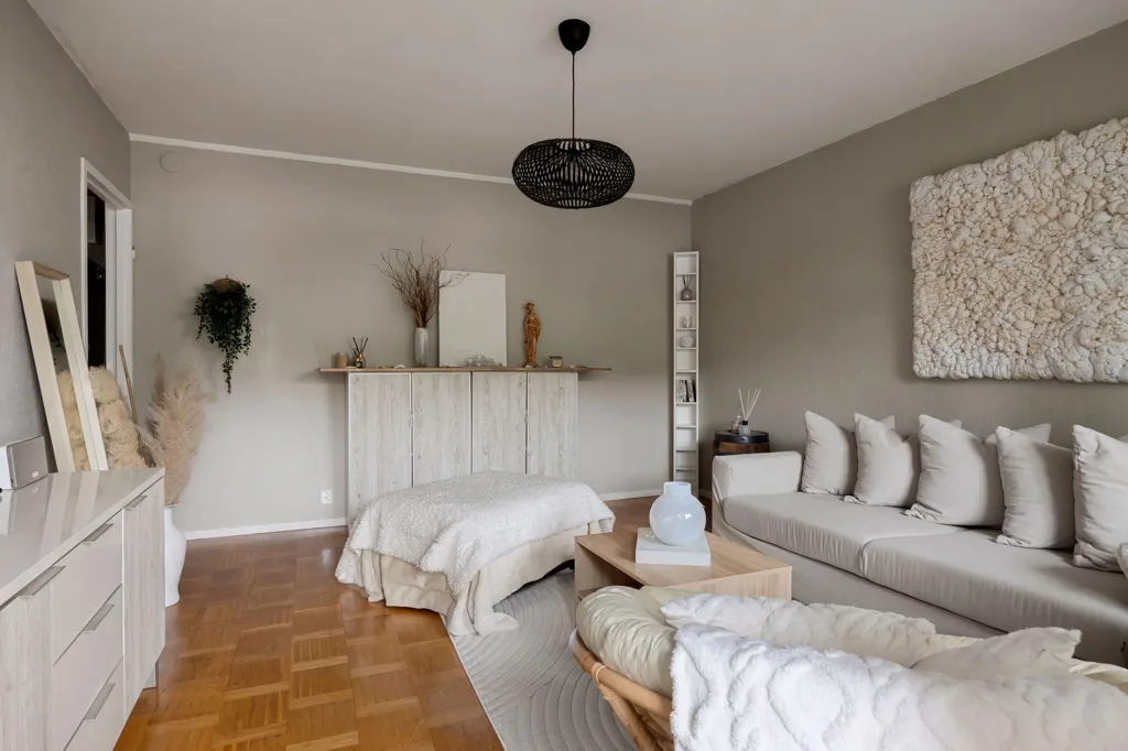 Soggiorno - Renovated Flat with Glazed Balcony in Solbacken