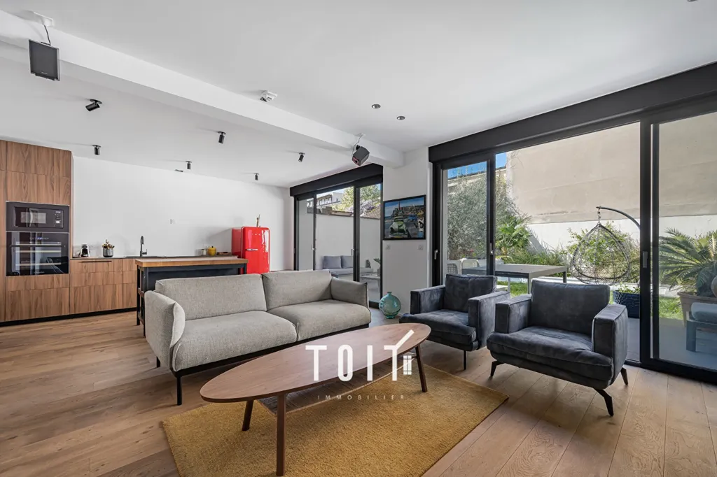 Soggiorno - Contemporary House with Rooftop in Malakoff