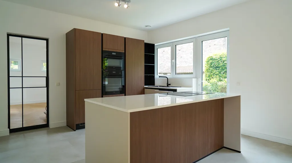Köök - Renovated Villa with Meuse Views in Wépion