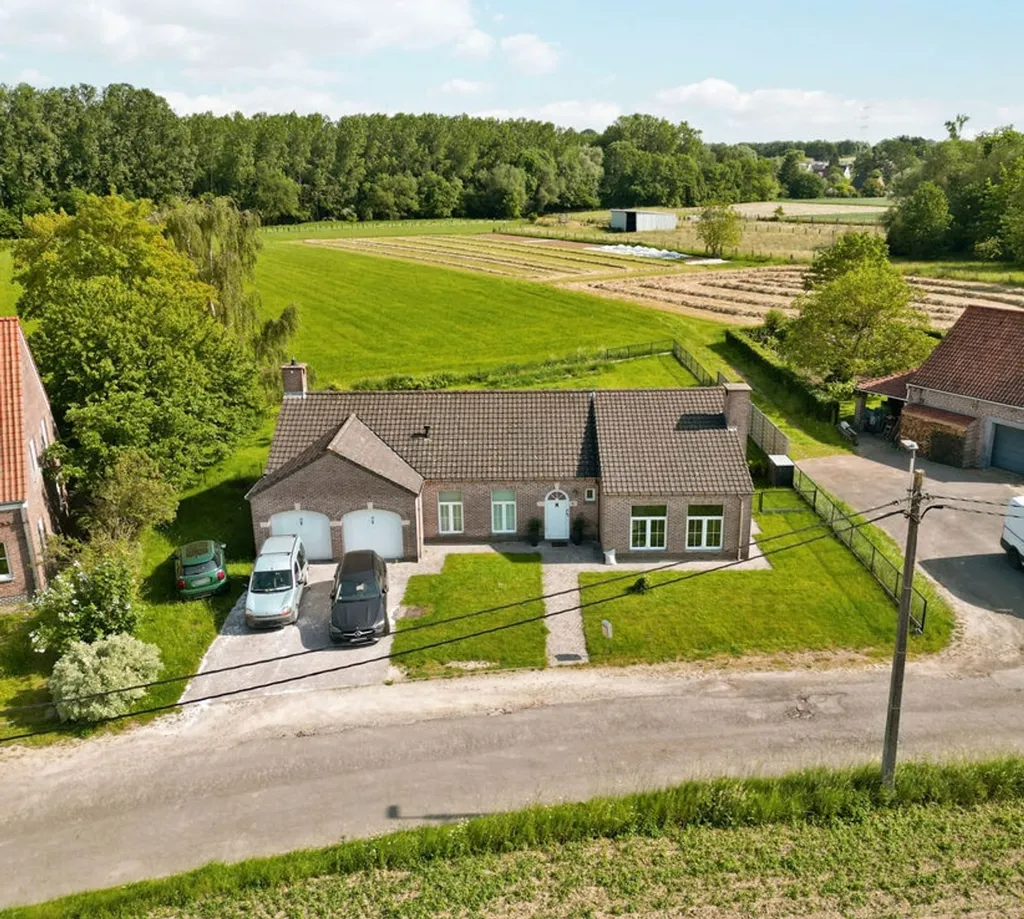 Vista aerea - House with Open Views in Merchtem