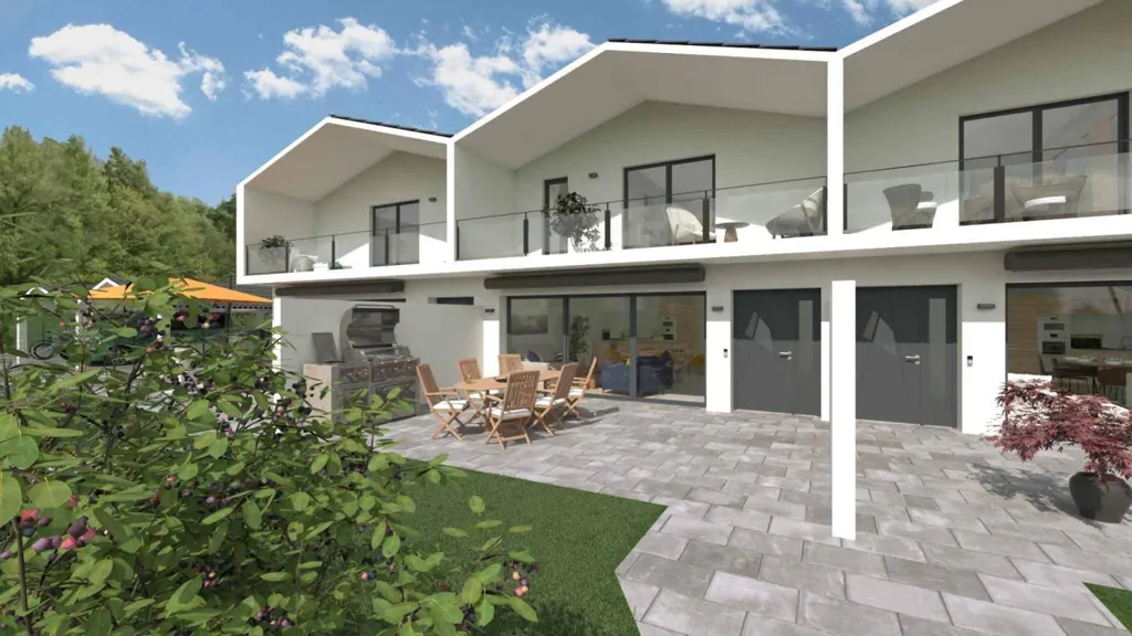 Villa contigua nuova con giardino a Evionnaz