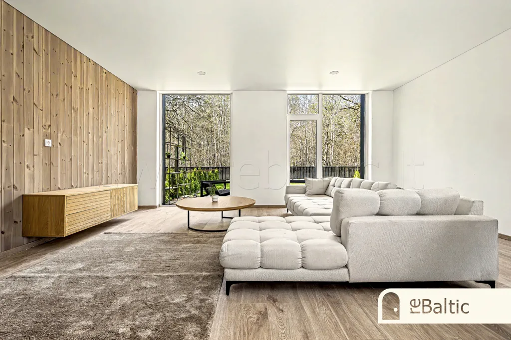 Séjour - Modern House with Terrace in Vilnius