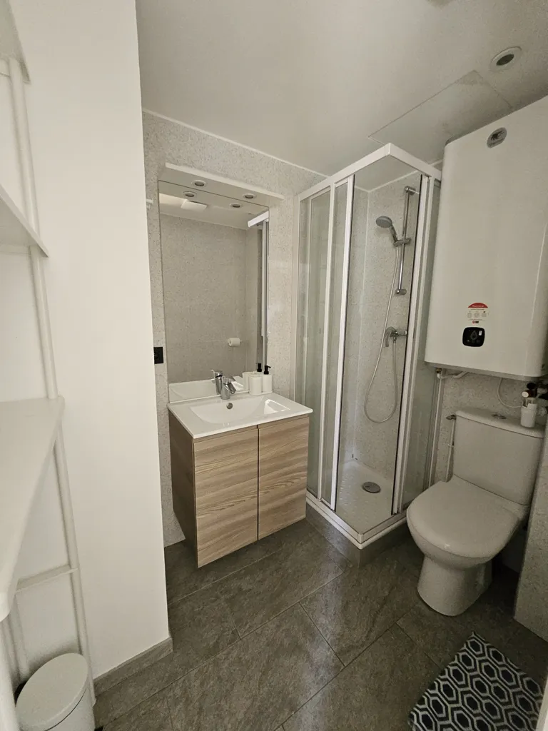 Salles de bain - Studio Meublé en Centre-ville à Anneyron
