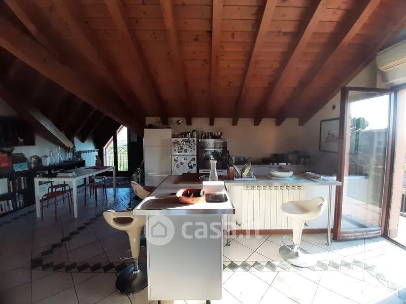 Dining Room - Penthouse with Balcony in Treviglio