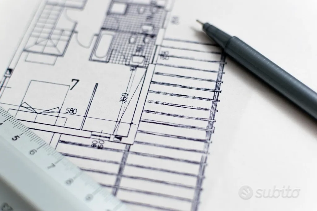 Plan - Commercial Space with Street Frontage in Lucca