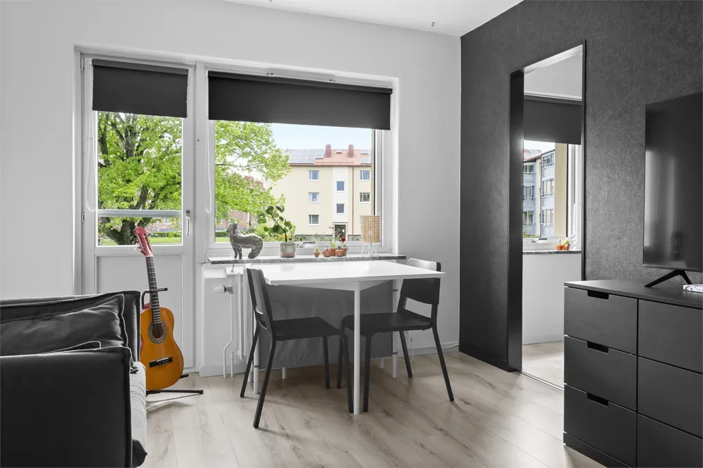 Séjour - Renovated Studio Flat with Central Location in Falkenberg
