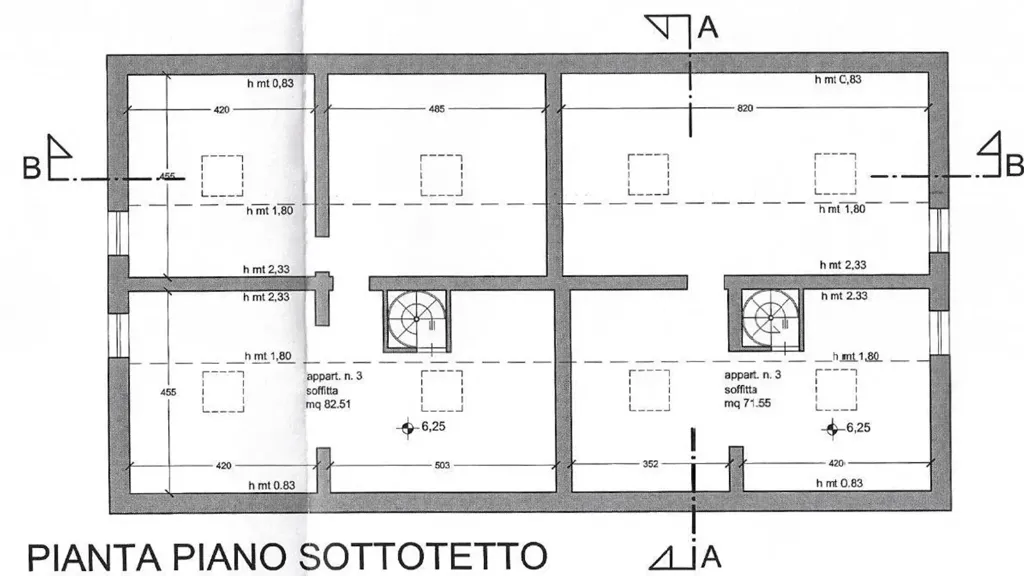 Plan - Tuscan Farmhouse with Orchard in Rosignano Marittimo