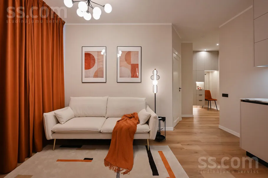 Séjour - Appartement 2 pièces à Rīga