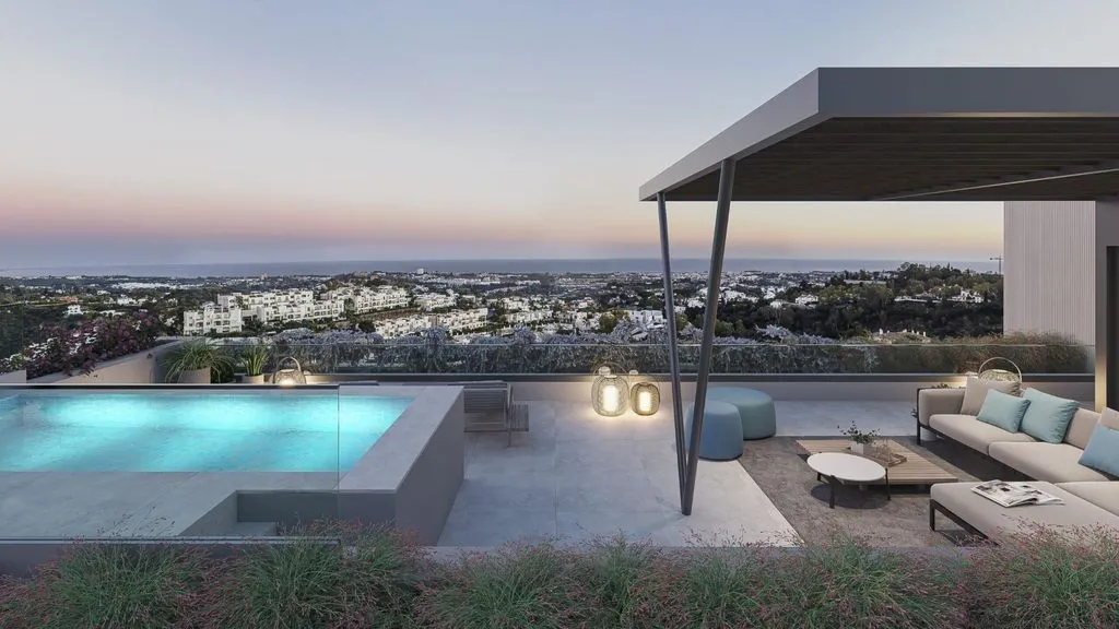Pool - Luxury Flat with Sea View in Benahavís