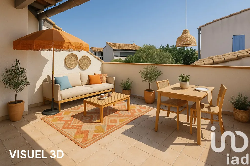 Terrasse - Appartement avec terrasse vue dégagée à Saintes-Maries-de-la-Mer