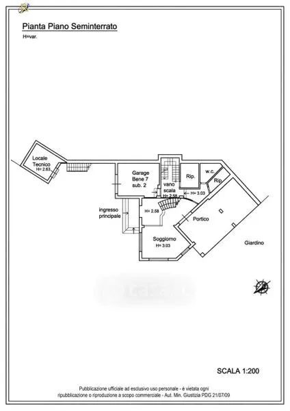 Plan - Villa with Garden in Salento