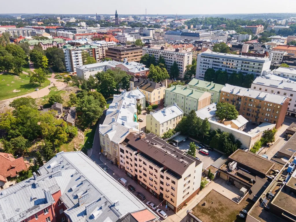Vista aerea - Triplex Apartment with Views in Turku Centre