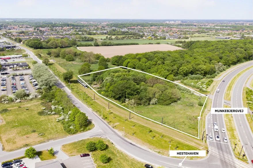 Vista aerea - Business Plot with High Visibility in Odense