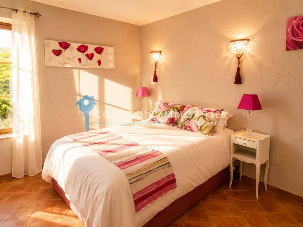 Bedrooms - Luxury House with Pool in Les Baux de Provence