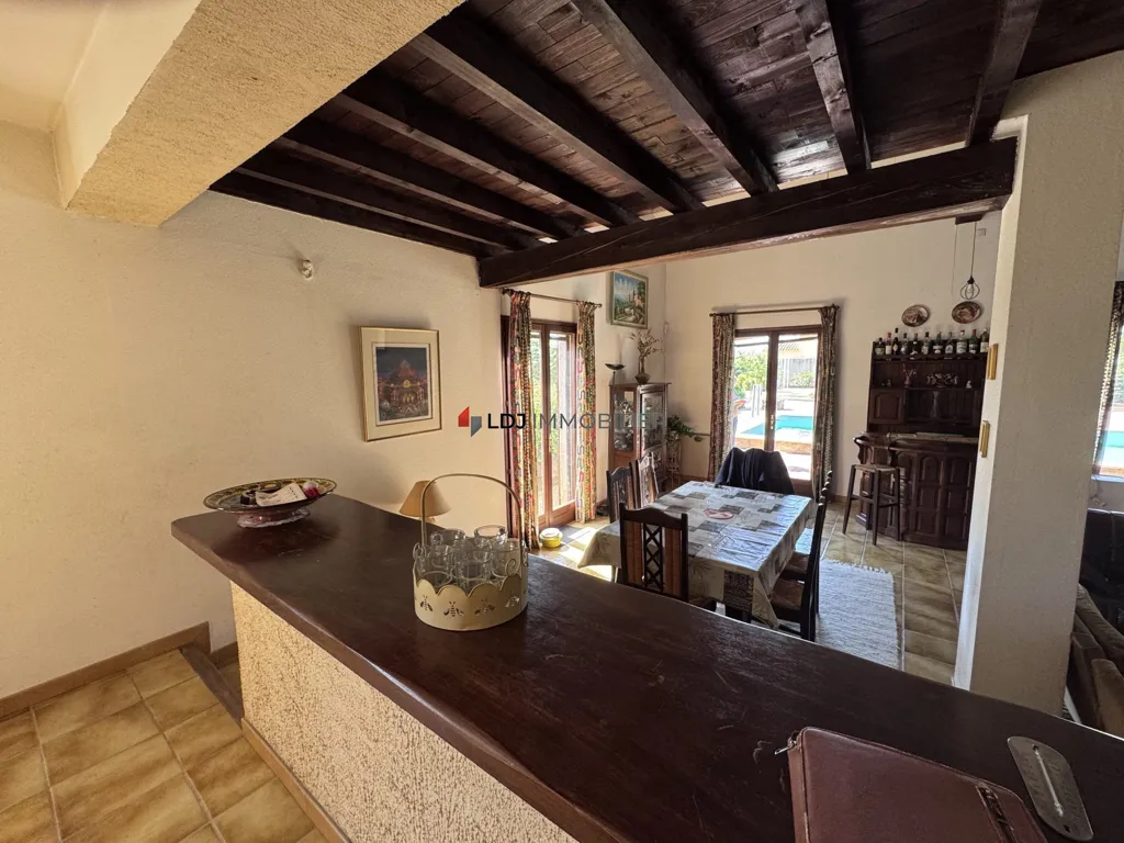 Söögituba - Architect's Villa with Pool in Saint-Hippolyte