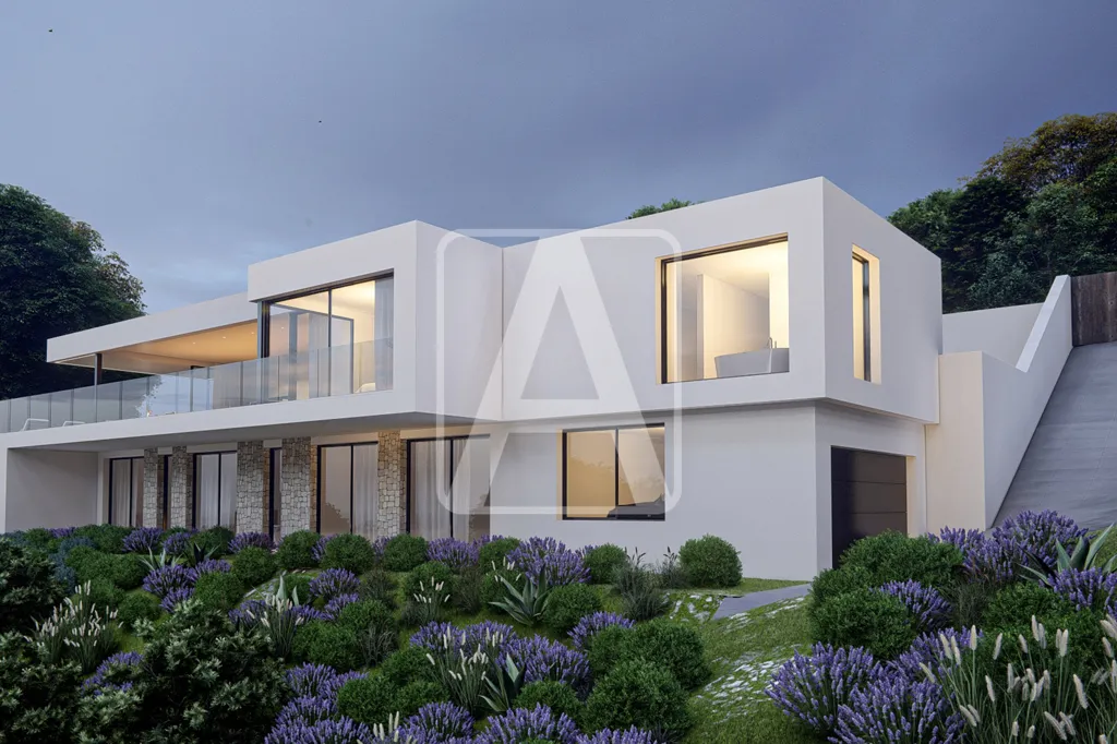 Exterior - Modern Villa with Sea Views in Altea