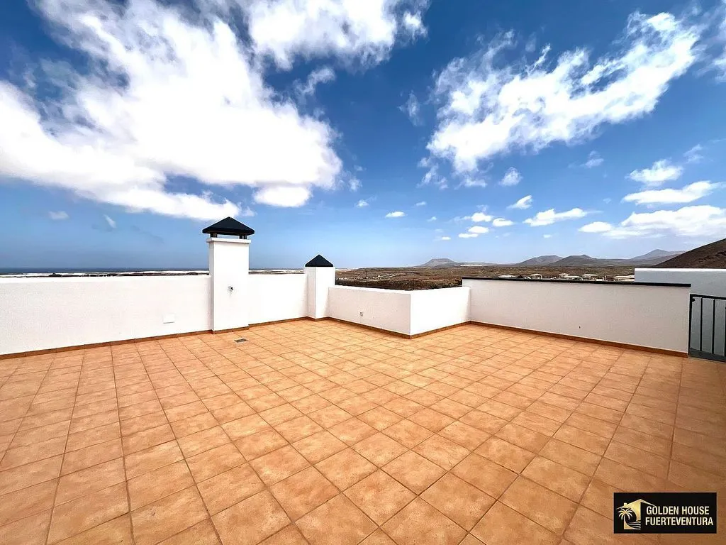 Terrasse - Penthouse with Sea Views in La Oliva